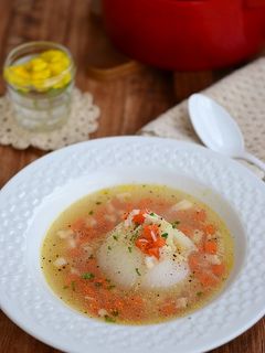 まるごと玉ねぎの食べるスープ-レシピのメイン写真