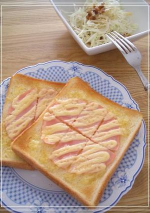 簡単☆ハムマヨトースト-レシピのメイン写真