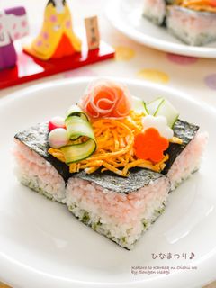 3色おにぎらず☆ケーキ寿司-レシピのメイン写真