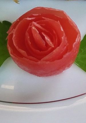 トマトの皮で作るバラ-レシピのメイン写真