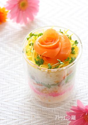 簡単♪混ぜるだけ✿ちらし寿司カップ✿-レシピのメイン写真