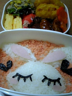 ♪LOVEちゃんのキャラ弁♪-レシピのメイン写真