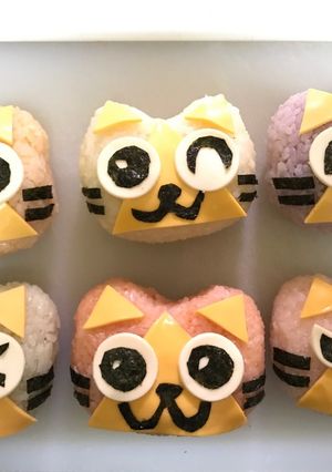 お弁当に♡かわいいアイルーおにぎり-レシピのメイン写真