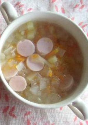 茸のゆで汁で●きのこと野菜のスープ-レシピのメイン写真
