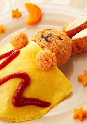 イースターうさぎのすやすやオムライス☆-レシピのメイン写真