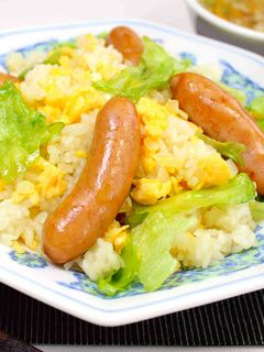 豊潤ウインナーのレタスチャーハン-レシピのメイン写真