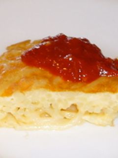 余ったスパゲティでオムレツ-レシピのメイン写真