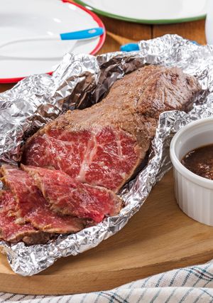 アウトドア☆BBQローストビーフ-レシピのメイン写真