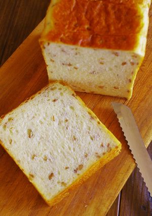 低温長時間発酵中種法の食パン・加水80%-レシピのメイン写真