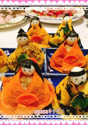 ひな祭り おひなさま寿司 2017-レシピのメイン写真