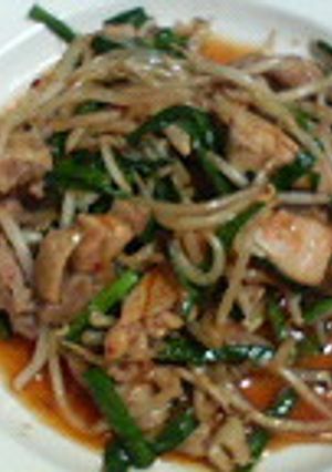 鶏肉のキムチ風炒め-レシピのメイン写真