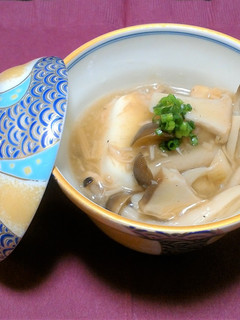 簡単あったか!豆腐のきのこツナあんかけ-レシピのメイン写真