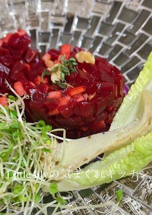 ビーツとリンゴのサラダ-レシピのメイン写真