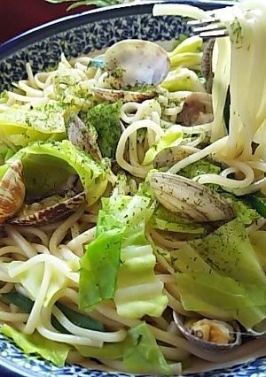 アサリとキャベツのあっさり麺-レシピのメイン写真