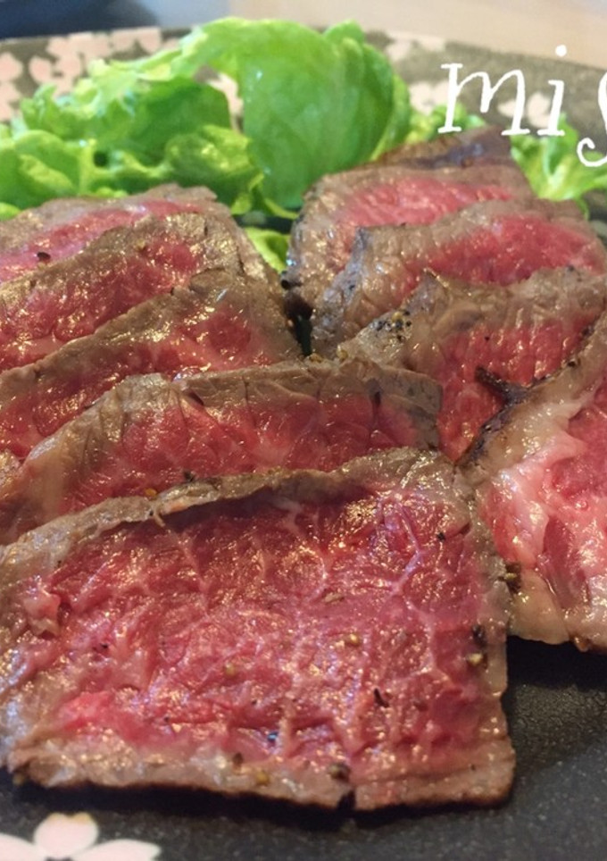 牛肉のたたき☆簡単なのに見ばえは抜群！-レシピのメイン写真