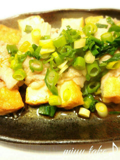 レンチン簡単♡豚肉の厚揚げえのき巻き♪-レシピのメイン写真