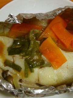 超お手軽♪カレイのホイル焼き-レシピのメイン写真