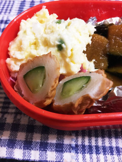 お弁当用竹輪きゅうりの河童巻き-レシピのメイン写真