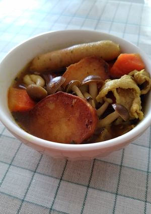 道産子だもの。あり合わせでスープカレー-レシピのメイン写真