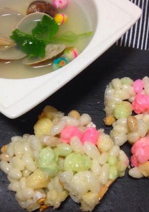 簡単♪ひな祭り手早く雛あられおこし-レシピのメイン写真