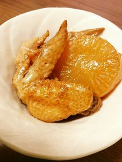 圧力鍋で手羽先大根の甘辛煮-レシピのメイン写真