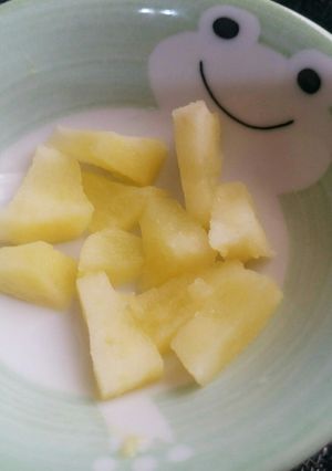 離乳食後期☆温りんご-レシピのメイン写真
