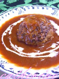 トマトジュース煮込みハンバーグ♪-レシピのメイン写真