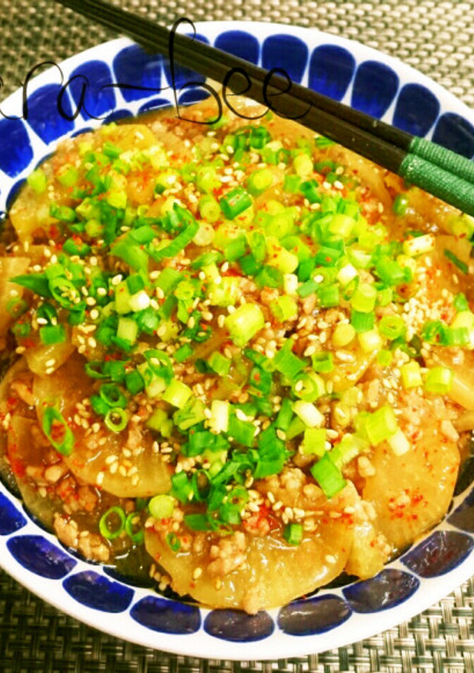 大根の消費に♡甘辛そぼろ大根のとろみ煮-レシピのメイン写真