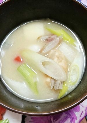 覚書用★京風白みそ雑煮-レシピのメイン写真