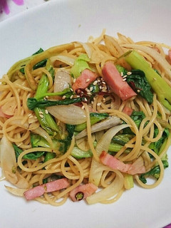 覚書用★菜の花のニンニク和風パスタ-レシピのメイン写真