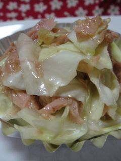 お弁当用サラダ♪キャベツとツナ-レシピのメイン写真