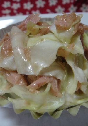 お弁当用サラダ♪キャベツとツナ-レシピのメイン写真