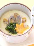 なめらか食感　アサリのあんかけ茶わん蒸し