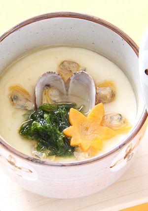 なめらか食感　アサリのあんかけ茶わん蒸し-レシピのメイン写真