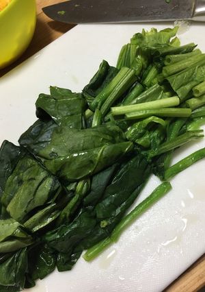 ラップでほうれん草のお浸し-レシピのメイン写真