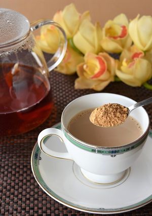 元気とキレイを応援 きな粉ミルク紅茶-レシピのメイン写真