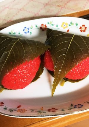 電子レンジで簡単♪桜餅-レシピのメイン写真