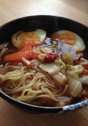 ピリ辛！野菜たっぷりラーメン-レシピのメイン写真