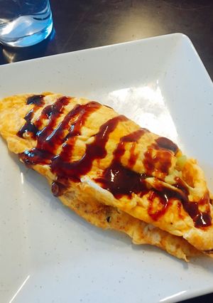 【ダイエット】なんちゃってお好み焼き-レシピのメイン写真