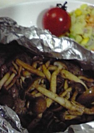 ☆超簡単・豪華?!包み焼ハンバーグ☆-レシピのメイン写真