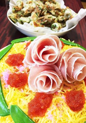 ひなケーキ寿司-レシピのメイン写真