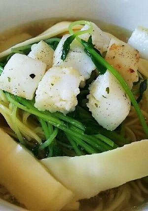 イカのペペローンチーノ塩ラーメン-レシピのメイン写真