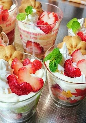 簡単☆レアチーズタルト風カップデザート♪-レシピのメイン写真