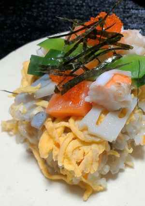 ひな祭りに！色鮮やか具だくさんちらし寿司-レシピのメイン写真