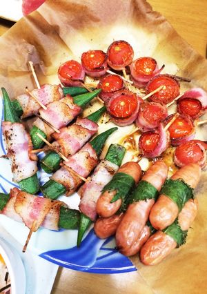 トマトベーコン、オクラベーコン-レシピのメイン写真