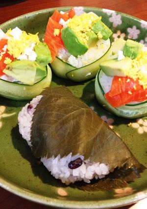 桜餅風お赤飯-レシピのメイン写真