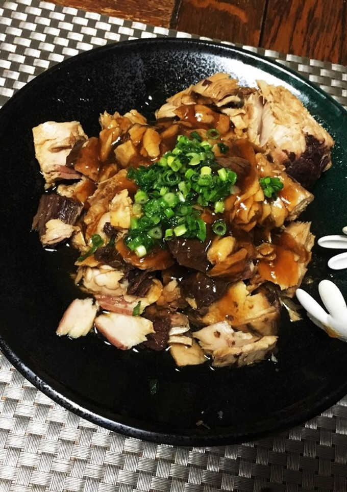簡単･鮪のニンニク焼き照り焼きソースかけ-レシピのメイン写真