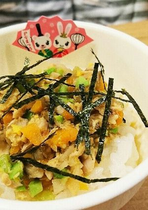 ちらし寿司風離乳食☆１歳過ぎのおひなさま-レシピのメイン写真
