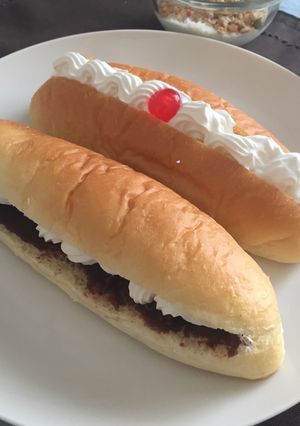 餡ホイップ、ドレンチェリーのコッペサンド-レシピのメイン写真