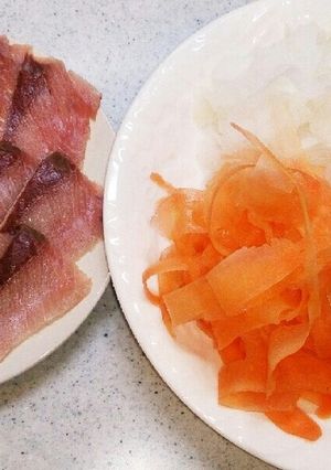 ニラ醤油で食べるブリしゃぶ-レシピのメイン写真
